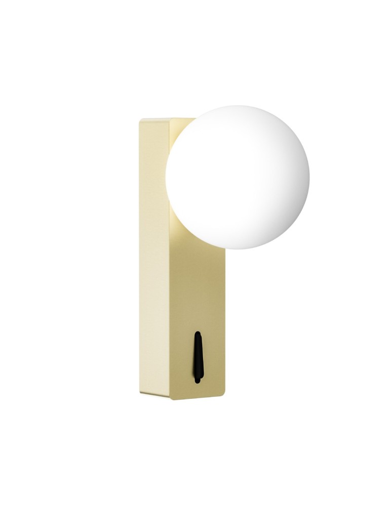 Open Design Highlights Boletta Parette OLd Gold Switch Kinkiet 1xG9 Max 8W LED 230V Biały Opal|Złoto Satynowe OR85563 Open Design Highlights Boletta Parette OLd Gold Switch Kinkiet 1xG9 Max 8W LED 230V Biały Opal|Złoto Satynowe OR85563