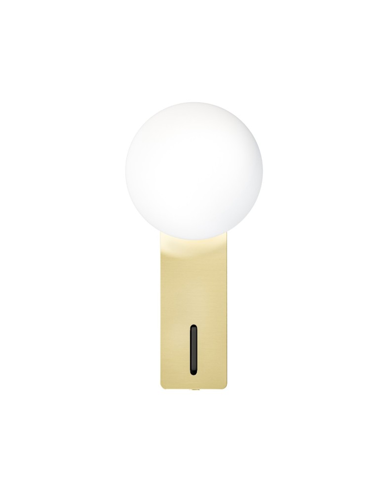 Open Design Highlights Boletta Parette OLd Gold Switch Kinkiet 1xG9 Max 8W LED 230V Biały Opal|Złoto Satynowe OR85563 Open Design Highlights Boletta Parette OLd Gold Switch Kinkiet 1xG9 Max 8W LED 230V Biały Opal|Złoto Satynowe OR85563