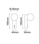 Open Design Highlights Boletta Parette OLd Gold Switch Kinkiet 1xG9 Max 8W LED 230V Biały Opal|Złoto Satynowe OR85563 Open Design Highlights Boletta Parette OLd Gold Switch Kinkiet 1xG9 Max 8W LED 230V Biały Opal|Złoto Satynowe OR85563