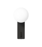 Open Design Highlights Boletta Parette Nero Switch Kinkiet 1xG9 Max 8W LED 230V Biały Opal|Czarny OR85570 Open Design Highlights Boletta Parette Nero Switch Kinkiet 1xG9 Max 8W LED 230V Biały Opal|Czarny OR85570