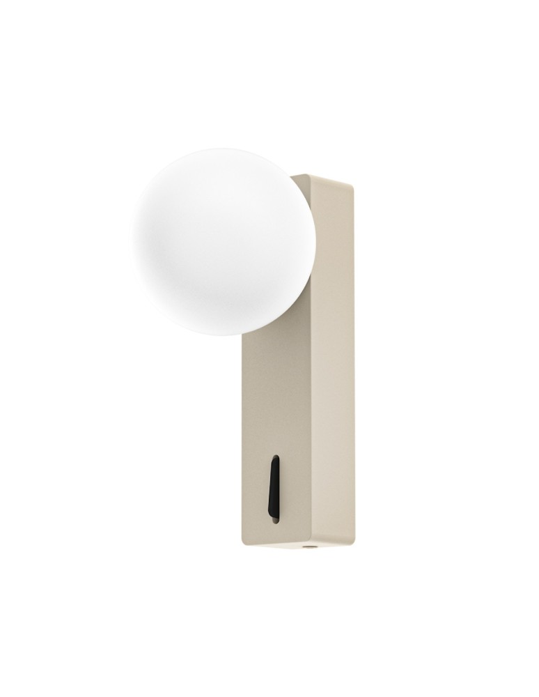 Open Design Highlights Boletta Parette Toupe Switch Kinkiet 1xG9 Max 8W LED 230V Biały Opal|Czarny|Toupe OR85587