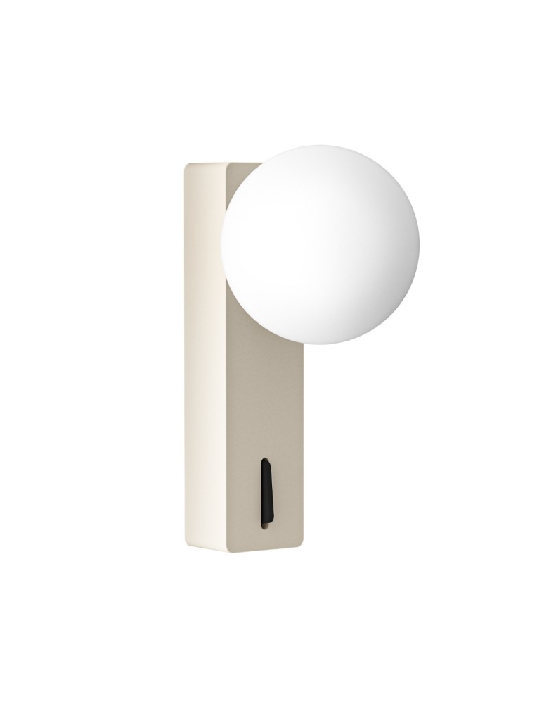Open Design Highlights Boletta Parette Toupe Switch Kinkiet 1xG9 Max 8W LED 230V Biały Opal|Czarny|Toupe OR85587