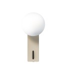 Kinkiety do sypialni - Open Design Highlights Boletta Parette Toupe Switch Kinkiet 1xG9 Max 8W LED 230V Biały Opal|Czarny|Toupe OR85587 - product 4