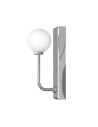 Open Design Highlights Ero Parette Cromo IP44 Kinkiet 1xG9 Max 9W LED 230V Biały Opal|Chrom OR85594