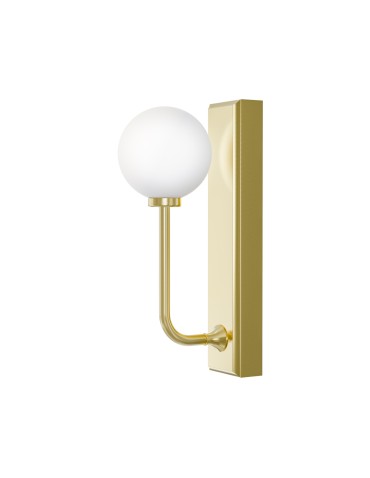 Open Design Highlights Ero Parette Old Gold IP44 Kinkiet 1xG9 Max 9W LED 230V Biały Opal|Złoto Satynowe OR85600