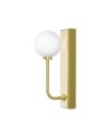 Open Design Highlights Ero Parette Old Gold IP44 Kinkiet 1xG9 Max 9W LED 230V Biały Opal|Złoto Satynowe OR85600