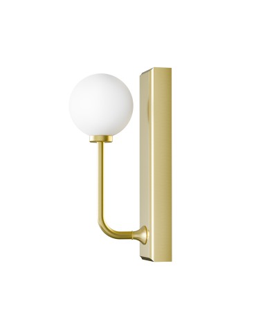 Open Design Highlights Ero Parette Old Gold IP44 Kinkiet 1xG9 Max 9W LED 230V Biały Opal|Złoto Satynowe OR85600 - produkt 2