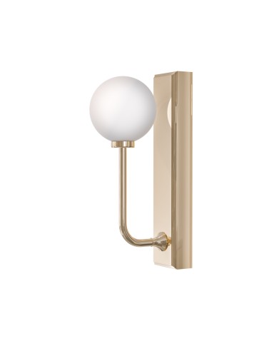 Open Design Highlights Ero Parette Gold IP44 Kinkiet 1xG9 Max 9W LED 230V Biały Opal|Złoto OR85617