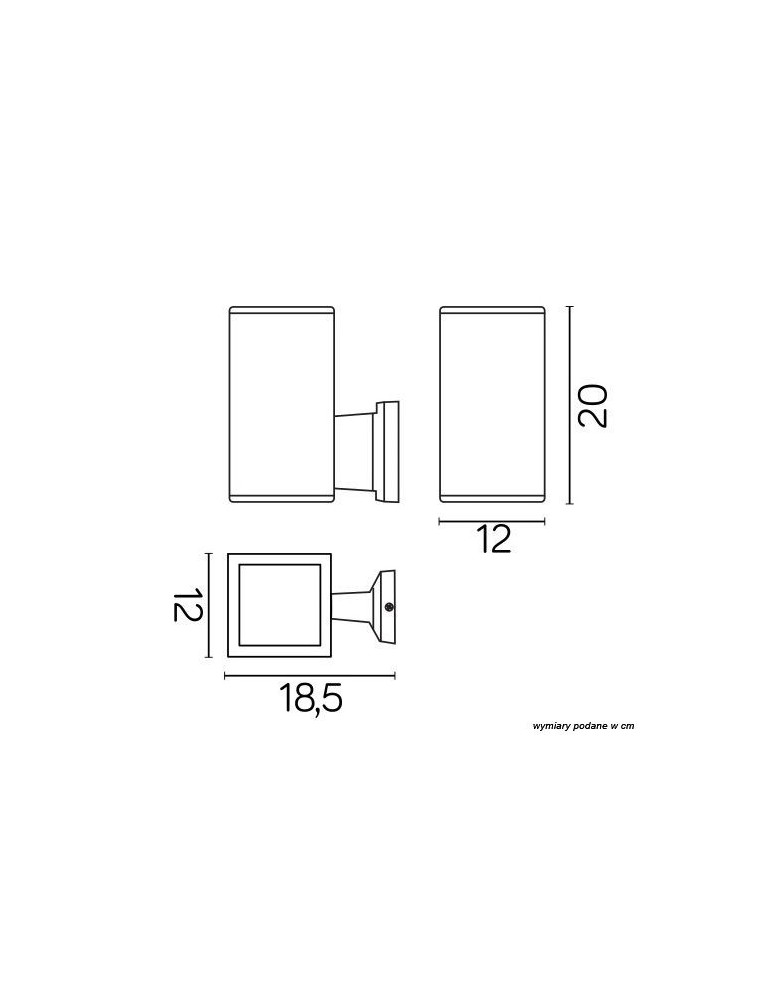 SU-MA ADELA 8002 BK Kinkiet