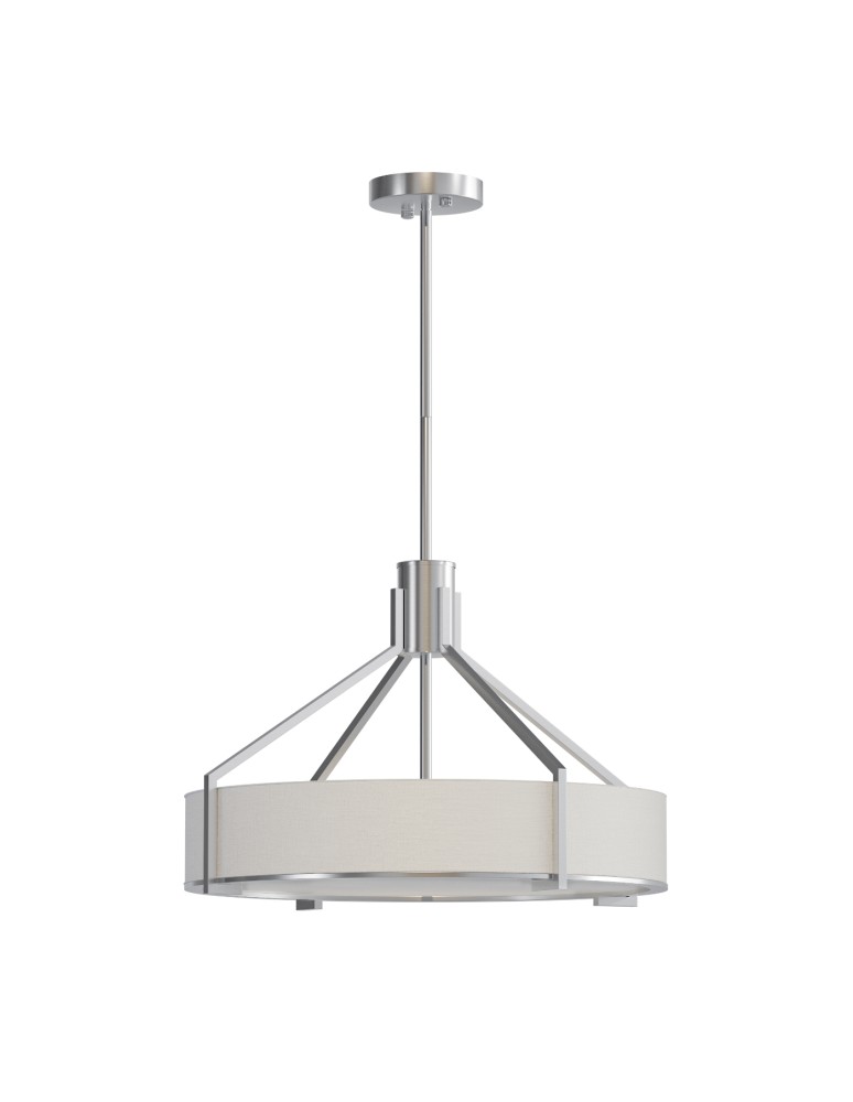 Open Design Highlights Doretto Satin Nikiel 50 Wisząca 3xE27 Max 15W LED 230V Biały Kremowy|Biały Matowy|Satynowy Nikiel OR85