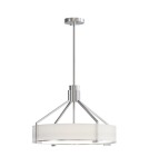 Lampy wiszące w stylu Hampton - Open Design Highlights Doretto Satin Nikiel 50 Wisząca 3xE27 Max 15W LED 230V Biały Kremowy|Biały Matowy|Satynowy Nikiel OR85 - product 2