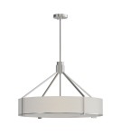 Lampy wiszące w stylu Hampton - Open Design Highlights Doretto Satin Nikiel 70 Wisząca 6xE27 Max 15W LED 230V Biały Kremowy|Biały Matowy|Satynowy Nikiel OR85 - product 1