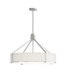 Lampy wiszące w stylu Hampton - Open Design Highlights Doretto Satin Nikiel 70 Wisząca 6xE27 Max 15W LED 230V Biały Kremowy|Biały Matowy|Satynowy Nikiel OR85 - product 2