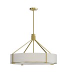 Lampy wiszące w stylu Hampton - Open Design Highlights Doretto Old Gold 70 Wisząca 6xE27 Max 15W LED 230V Biały Kremowy|Biały Matowy|Złoto Satynowe OR85662 - product 1
