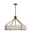 Lampy wiszące w stylu Hampton - Open Design Highlights Doretto Chocco 70 Wisząca 6xE27 Max 15W LED 230V Biały Matowy|Ciemny Brąz|Naturalny Beż OR85679 - product 1