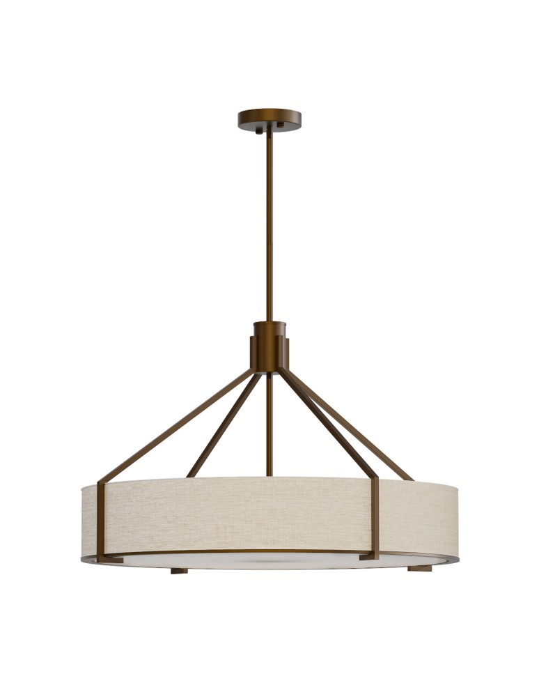 Open Design Highlights Doretto Chocco 70 Wisząca 6xE27 Max 15W LED 230V Biały Matowy|Ciemny Brąz|Naturalny Beż OR85679