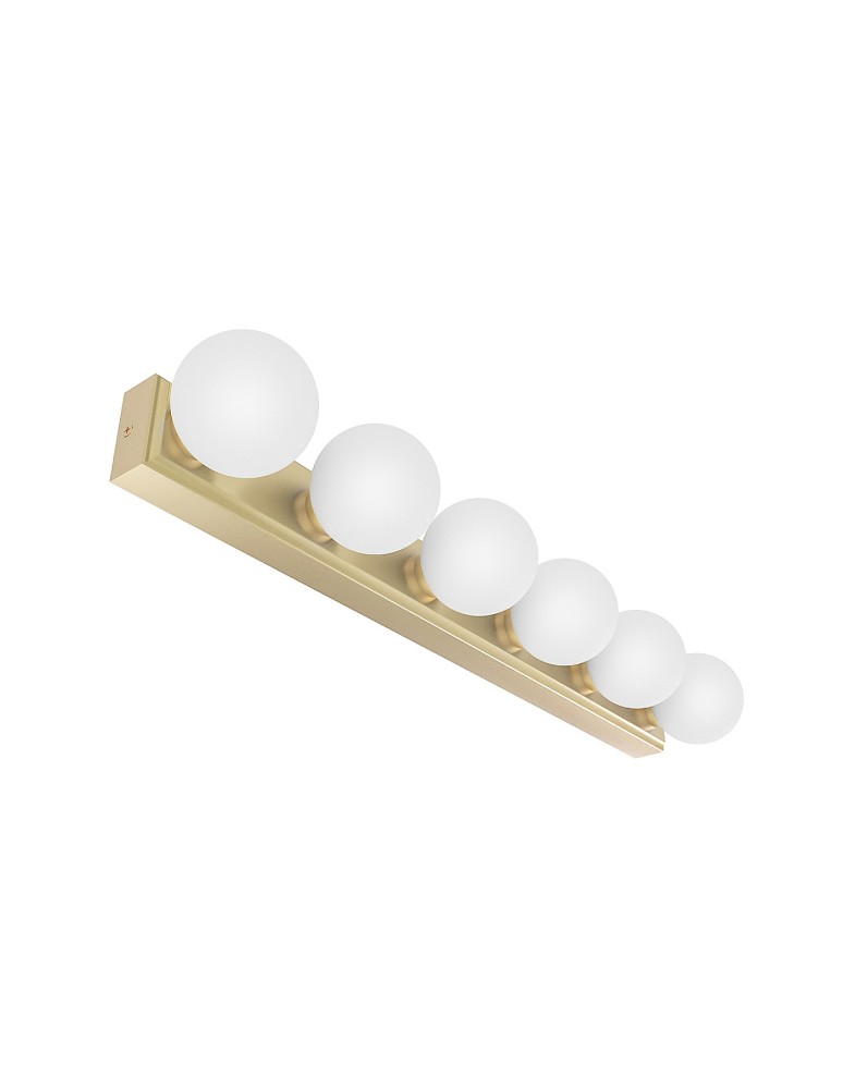 Open Design Highlights Merino Parette Old Gold 60 IP44 Kinkiet 6xG9 Max 8W LED 230V Biały Opal|Złoto Satynowe OR85686 Open Design Highlights Merino Parette Old Gold 60 IP44 Kinkiet 6xG9 Max 8W LED 230V Biały Opal|Złoto Satynowe OR85686