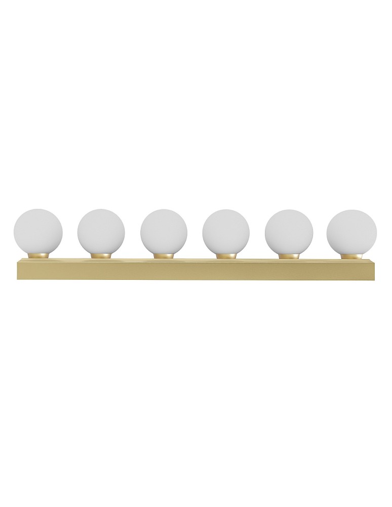 Open Design Highlights Merino Parette Old Gold 60 IP44 Kinkiet 6xG9 Max 8W LED 230V Biały Opal|Złoto Satynowe OR85686 Open Design Highlights Merino Parette Old Gold 60 IP44 Kinkiet 6xG9 Max 8W LED 230V Biały Opal|Złoto Satynowe OR85686