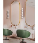 Kinkiety łazienkowe - Open Design Highlights Merino Parette Cromo 60 IP44 Kinkiet 6xG9 Max 8W LED 230V Biały Opal|Chrom OR85693 - product 2