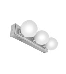 Kinkiety łazienkowe - Open Design Highlights Merino Parette Cromo 30 IP44 Kinkiet 3XG9 Max 8W LED 230V Biały Opal|Chrom OR85709 - product 1