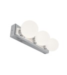 Kinkiety łazienkowe - Open Design Highlights Merino Parette Cromo 30 IP44 Kinkiet 3XG9 Max 8W LED 230V Biały Opal|Chrom OR85709 - product 3