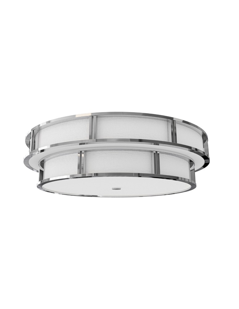 Open Design Highlights Piano PL Cromo 80 Plafon/Lampa Sufitowa 6xE27 Max 15W LED 230V Biały Kremowy|Biały Matowy|Chrom OR85747