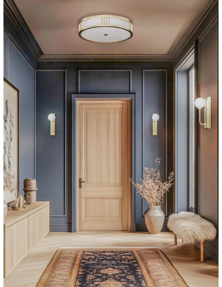Open Design Highlights Sandro PL Old Gold 35 Plafon/Lampa Sufitowa 3xE14 Max 12W LED 230V Biały Kremowy|Biały Matowy|Złoto S Open Design Highlights Sandro PL Old Gold 35 Plafon/Lampa Sufitowa 3xE14 Max 12W LED 230V Biały Kremowy|Biały Matowy|Złoto S