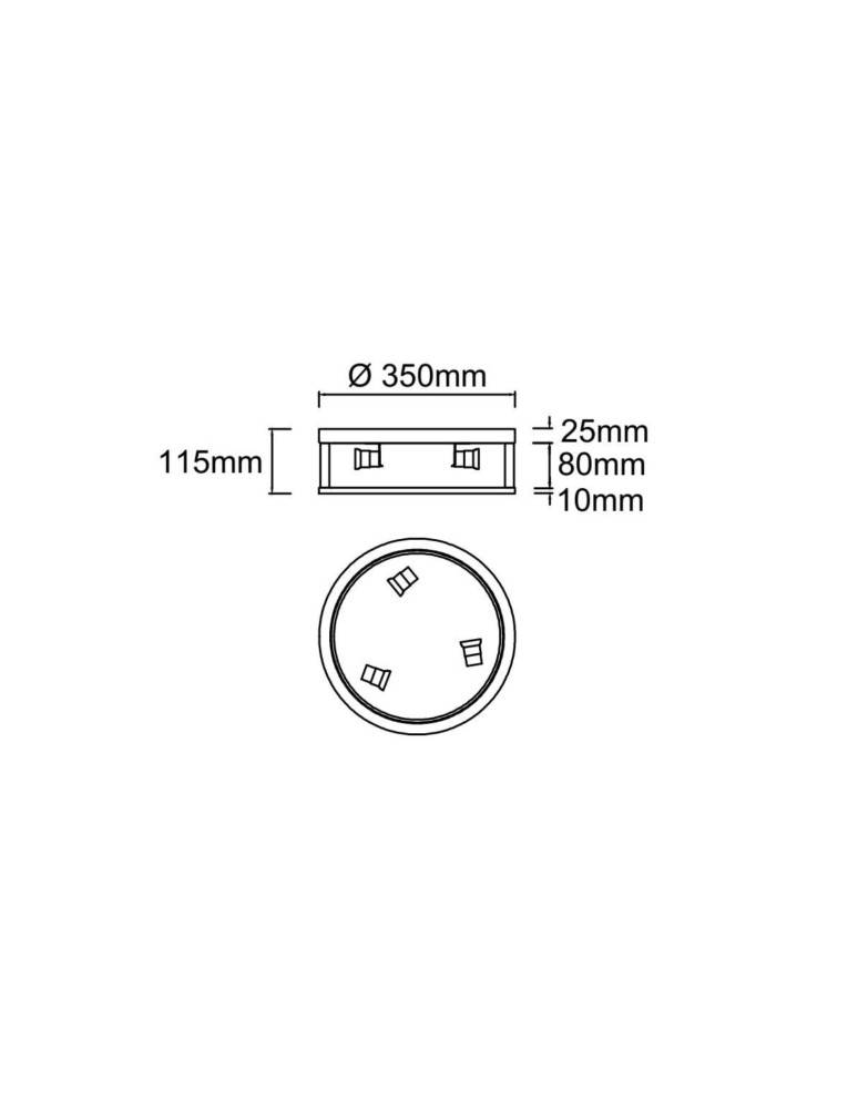 Lampy sufitowe Hampton - Open Design Highlights Sandro PL Satin Nikiel  35 Plafon/Lampa Sufitowa 3xE14 Max 12W LED 230V Biały Kremowy|Biały Matowy|Saty - product kolory-swiatla.pl 3
