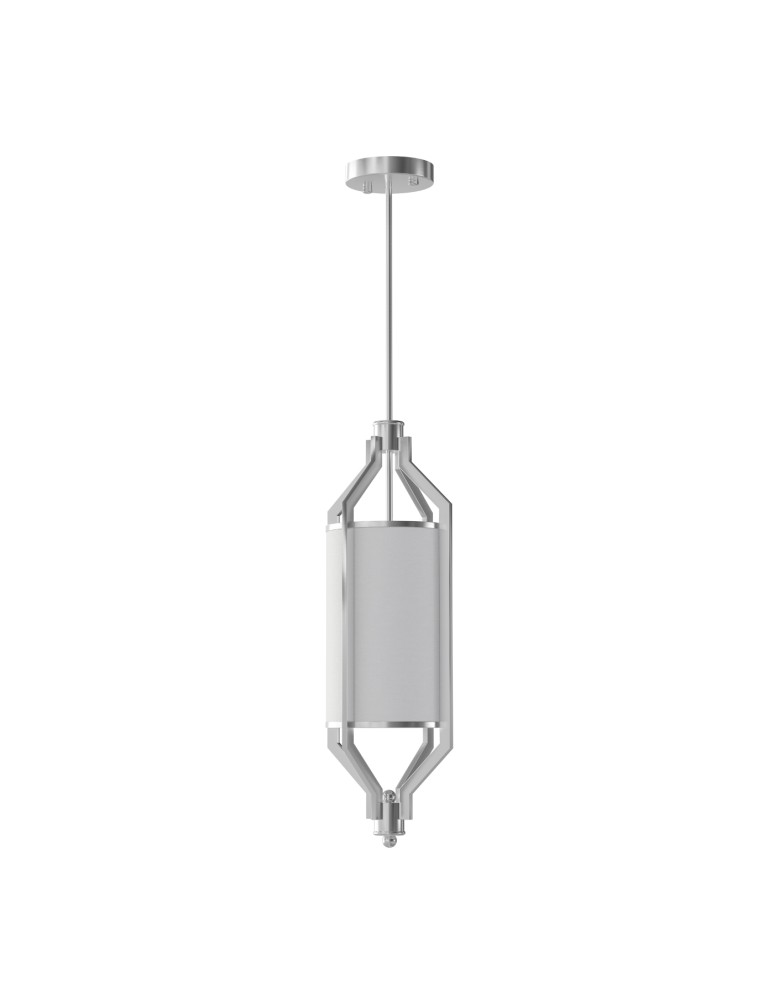 Open Design Highlights Zundo Satin Nikiel 20 Wisząca 1xE27 Max 15W LED 230V Biały Kremowy|Biały Matowy|Satynowy Nikiel OR8585