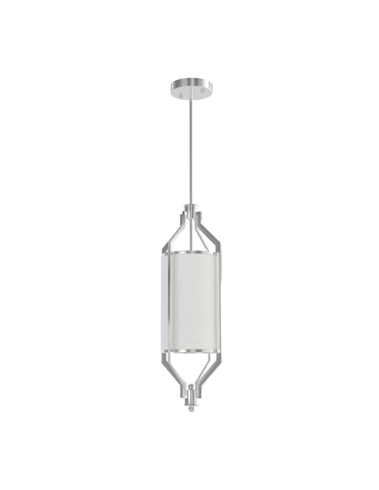 Open Design Highlights Zundo Satin Nikiel 20 Wisząca 1xE27 Max 15W LED 230V Biały Kremowy|Biały Matowy|Satynowy Nikiel OR8585