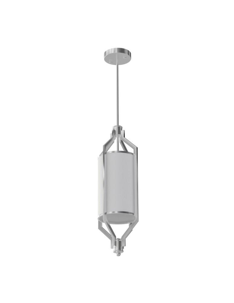 Open Design Highlights Zundo Satin Nikiel 20 Wisząca 1xE27 Max 15W LED 230V Biały Kremowy|Biały Matowy|Satynowy Nikiel OR8585