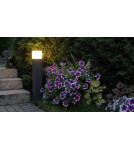 Lampy ogrodowe stojące - SU-MA CUBE MAX 70cm 1x20W E27 230V Ciemny popiel CB-MAX 700 DG Stojąca - produkt 3