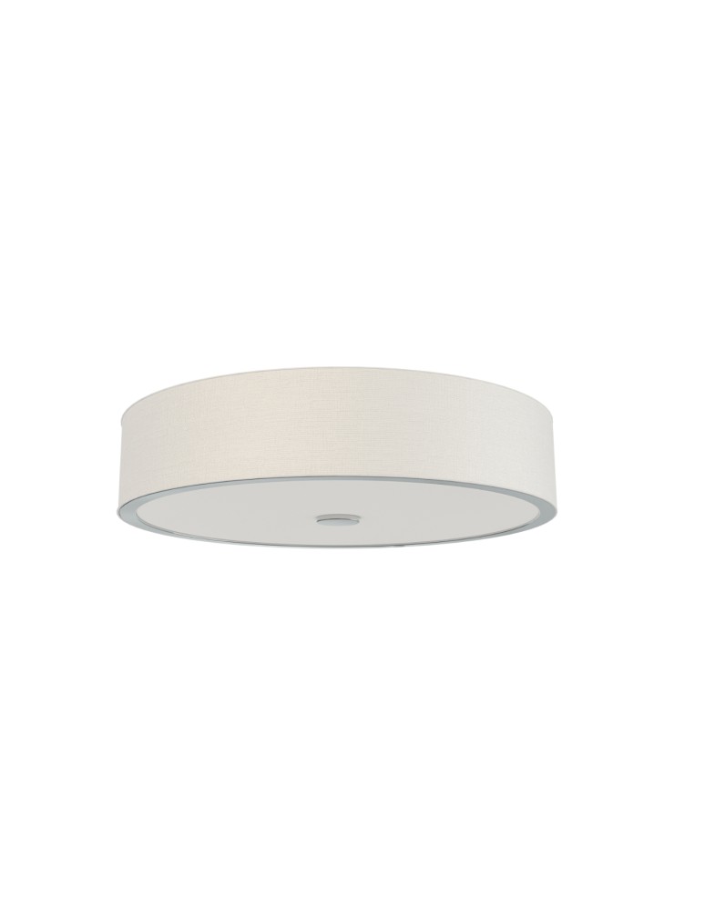 Open Design Highlights Zalindro PL Cromo 54 Plafon/Lampa Sufitowa 4xE27 Max 15W LED 230V Biały Kremowy|Biały Matowy|Chrom OR86
