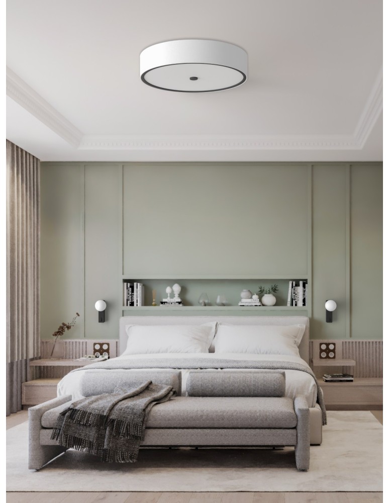 Lampy sufitowe klasyczne - Open Design Highlights Zalindro PL Nero 74 Plafon/Lampa Sufitowa 6xE27 Max 15W LED 230V Biały Kremowy|Biały Matowy|Czarny OR86 - product kolory-swiatla.pl 2