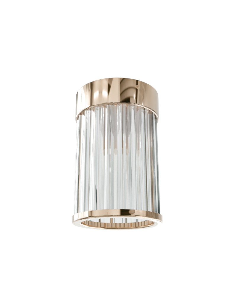 Open Design Highlights Fiatto PL Gold 8 Oprawa Nastropowa 1xG9 Max 8W LED 230V Transparentny|Złoto OR86089