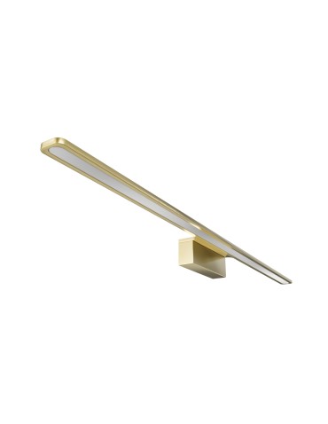 Open Design Highlights Luce Parette Old Gold 92 CCT IP44 Kinkiet 12W LED 3000K / 4500K / 6500K 230V 1656lm Biały|Złoto Satynow