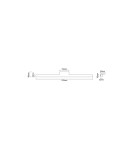Open Design Highlights Luce Parette Nero 92 CCT IP44 Kinkiet 12W LED 3000K / 4500K / 6500K 230V 1656lm Biały|Czarny OR86164 Open Design Highlights Luce Parette Nero 92 CCT IP44 Kinkiet 12W LED 3000K / 4500K / 6500K 230V 1656lm Biały|Czarny OR86164