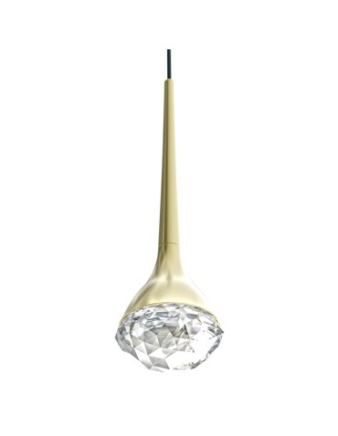 Open Design Highlights Crima Old Gold Wisząca 6W LED 3000K 230V 529lm Transparentny|Złoto Satynowe OR86171 - produkt 2