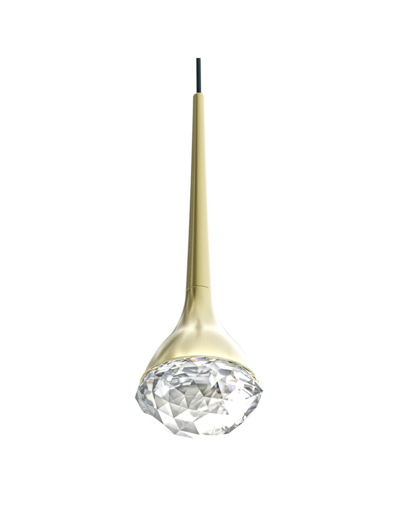 Open Design Highlights Crima Old Gold Wisząca 6W LED 3000K 230V 529lm Transparentny|Złoto Satynowe OR86171 Open Design Highlights Crima Old Gold Wisząca 6W LED 3000K 230V 529lm Transparentny|Złoto Satynowe OR86171
