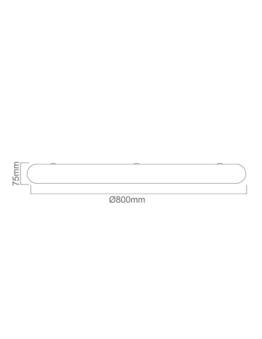 Open Design Highlights Piatto Toupe 80 CCT Plafon/Lampa Sufitowa 73W LED 3000K / 4500K / 6500K 230V 6742lm Biały|Toupe OR86201 - produkt 2