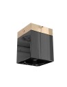 Open Design Highlights Cubo Nero Gold Oprawa Nastropowa 1xGU10 Max 8W LED 230V Czarny Połysk|Złoto OR86300