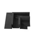 Akcesoria do szynoprzewodów magnetycznych - Maxlight Kątownik 90°. Montaż Na Sufit Lub Ścianę. Do Szyn NT0001,NT0002- Micro11 Czarny NT0003 - product 1