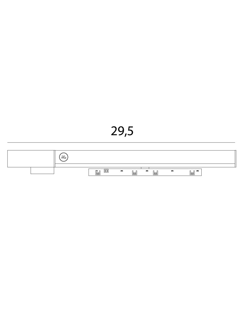 Maxlight Zasilacz Doszynowy 100W - Micro11 Czarny NA0006 Maxlight Zasilacz Doszynowy 100W - Micro11 Czarny NA0006