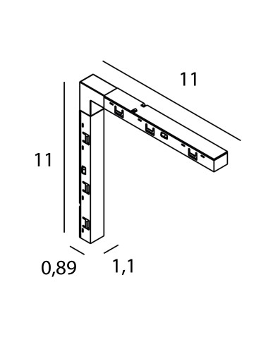 Maxlight Łącznik Elektryczny Do Kątowników NT0004, NT0009, NT0014 -Micro11 NA0004 - produkt 2