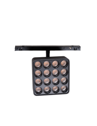 Maxlight Raster 12W Czarny Kwadrat 2700-5000K Zigbee- Micro11 N0013Z - produkt 2