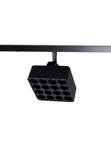Maxlight Raster 12W Czarny Kwadrat 2700-5000K Zigbee- Micro11 N0013Z