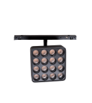 Lampy do szyn magnetycznych - Maxlight Raste 12W Czarny Kwadrat 3000K On-Off- Micro11 N0013N - product 2