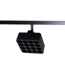 Lampy do szyn magnetycznych - Maxlight Raste 12W Czarny Kwadrat 3000K On-Off- Micro11 N0013N - product 1