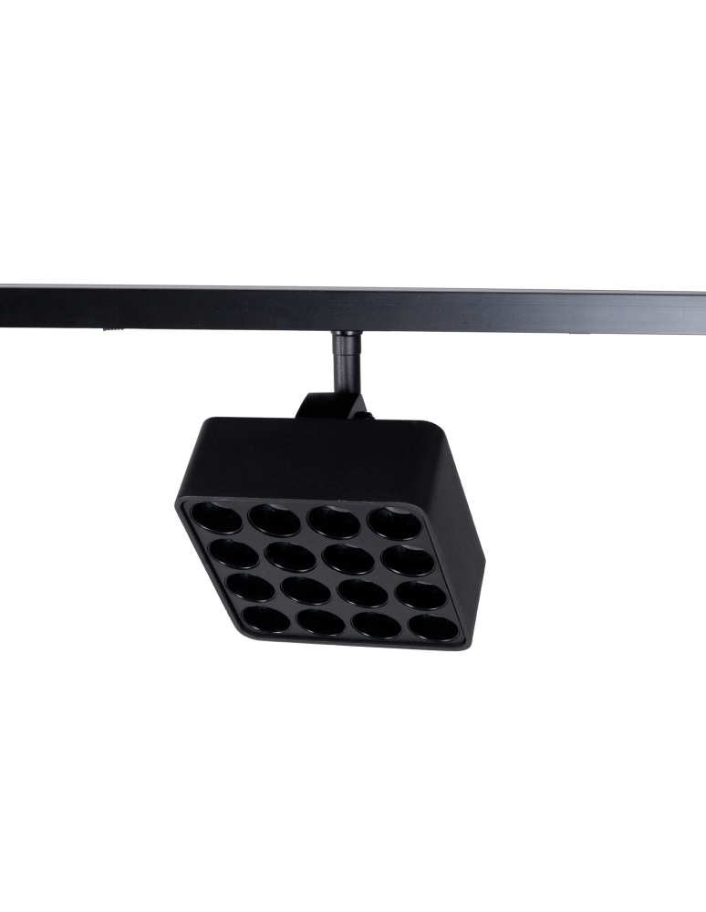 Maxlight Raste 12W Czarny Kwadrat 3000K On-Off- Micro11 N0013N