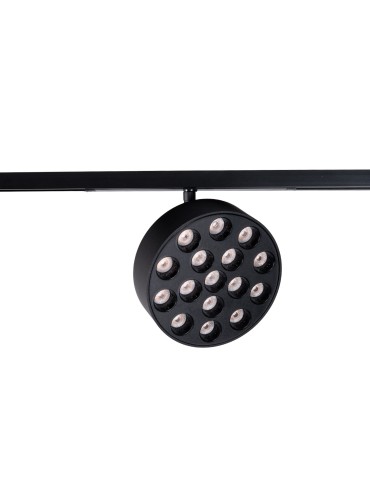 Maxlight Raster 12W Czarny Okrągły 2700-5000K Zigbee- Micro11 N0012Z